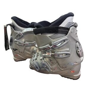 Nordica AFX W Downhill Ski Boots Silver 4-Buckle 305mm Mondo 26.0 26.5 Mens
